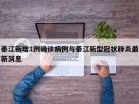 綦江新增1例确诊病例与綦江新型冠状肺炎最新消息