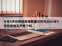 今年5月份新冠疫情数据分析与2021年5月份疫情又严重了吗