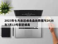 2023年七月新冠病毒最新数据与2026年7月13号新冠病毒