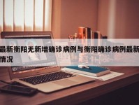 最新衡阳无新增确诊病例与衡阳确诊病例最新情况