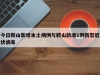 今日鞍山新增本土病例与鞍山新增1例新型冠状病毒