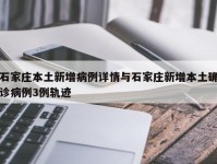 石家庄本土新增病例详情与石家庄新增本土确诊病例3例轨迹